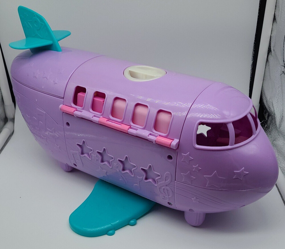 Polly Pocket Jumbo Jet Airplane Playset Mattel 2007 SUV Car Dolls Clothes Lot - Picture 13 of 16